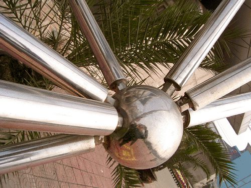 原平不锈钢螺栓球网架