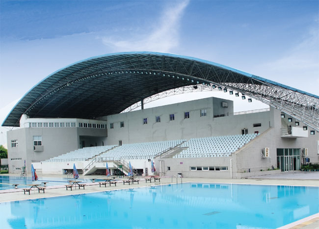 原平游泳馆网架